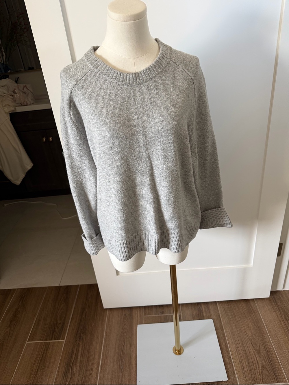 Treasure & Bond Light Gray Crewneck Sweater